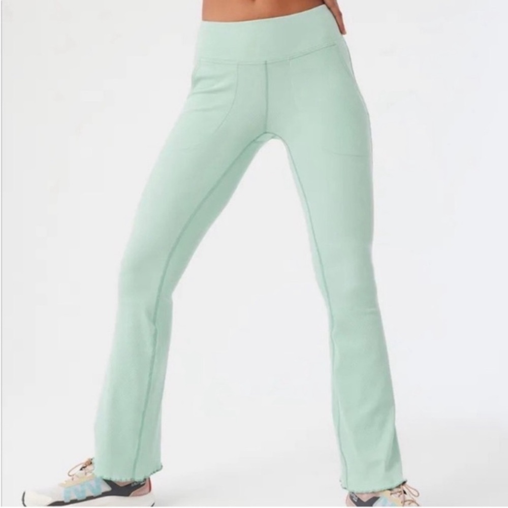 OV Light Blue Flare Leggings